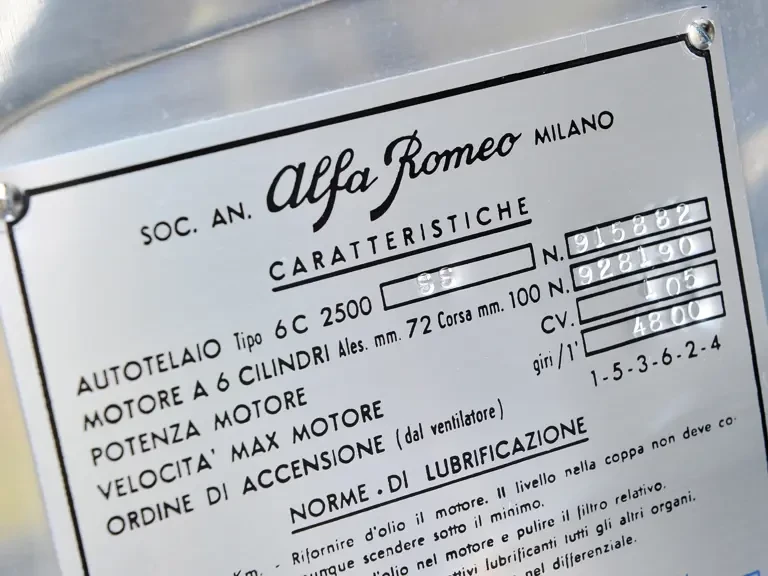 1949 Alfa Romeo 6C 2500 - Image 30 of 31