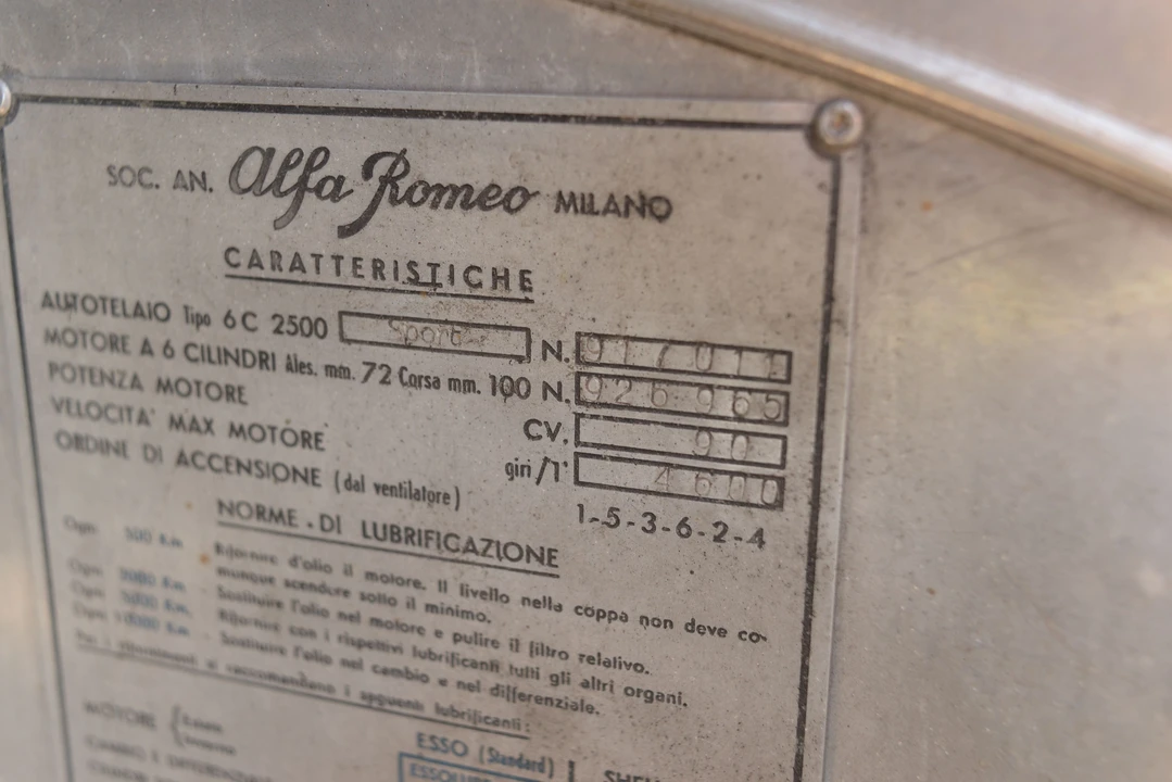 1949 Alfa Romeo 6C 2500 - Image 22 of 31