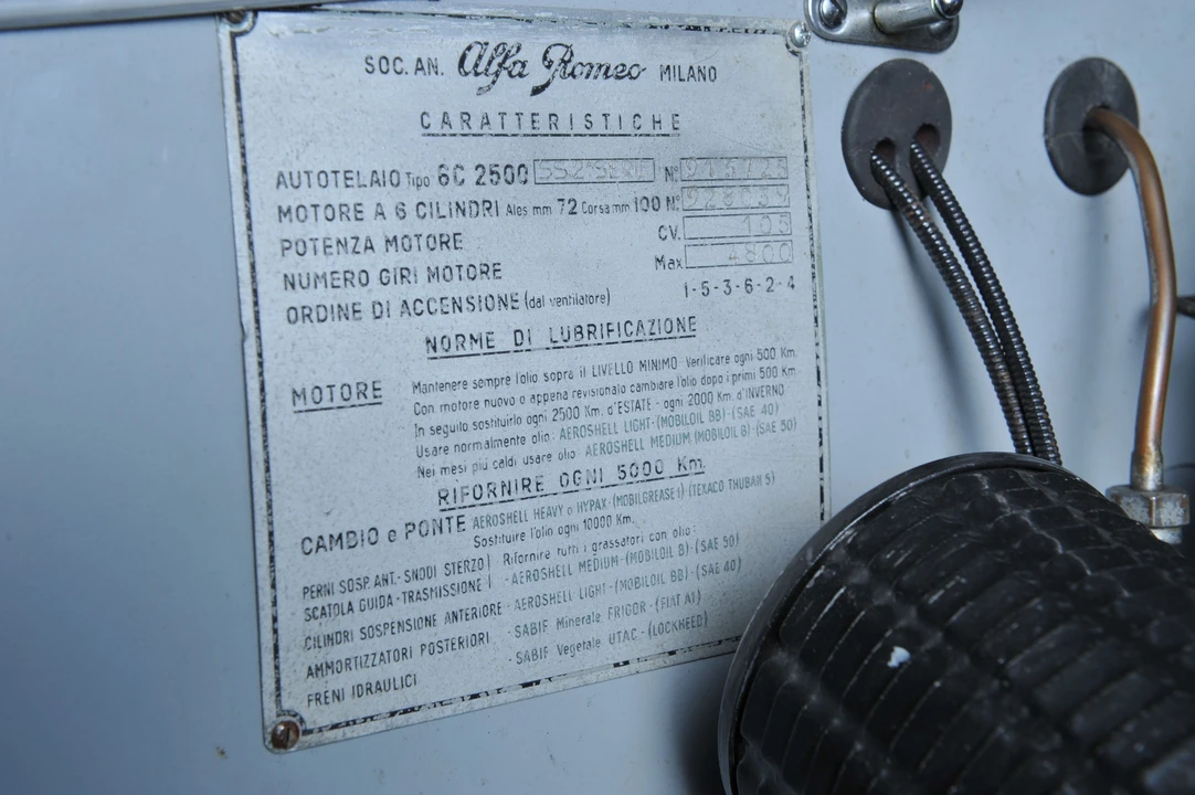 1949 Alfa Romeo 6C 2500 - Image 7 of 19