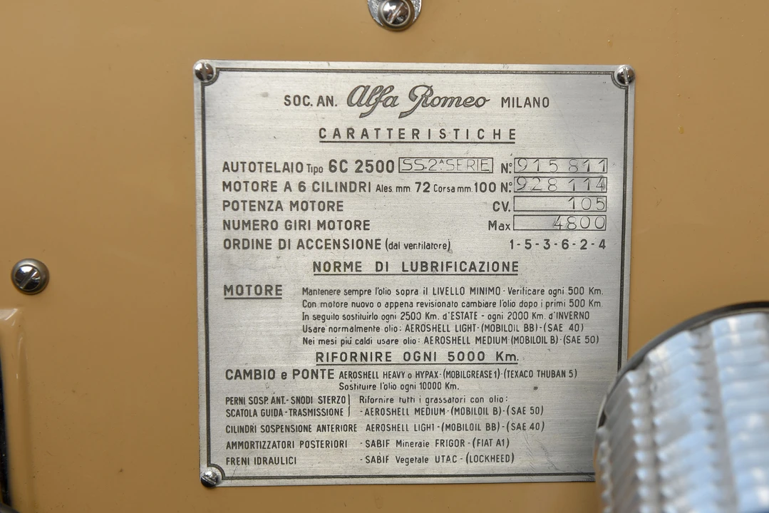 1949 Alfa Romeo 6C 2500 - Image 16 of 31