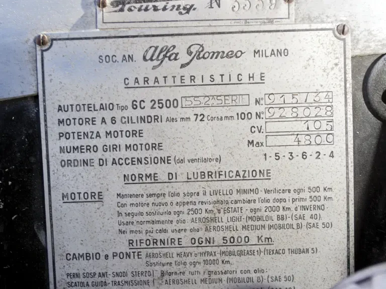 1949 Alfa Romeo 6C 2500 - Image 17 of 18
