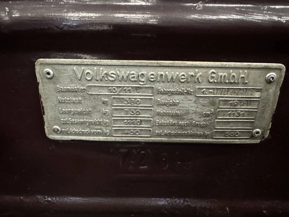 1950 Volkswagen Beetle (Split Window) - Image 19 of 21