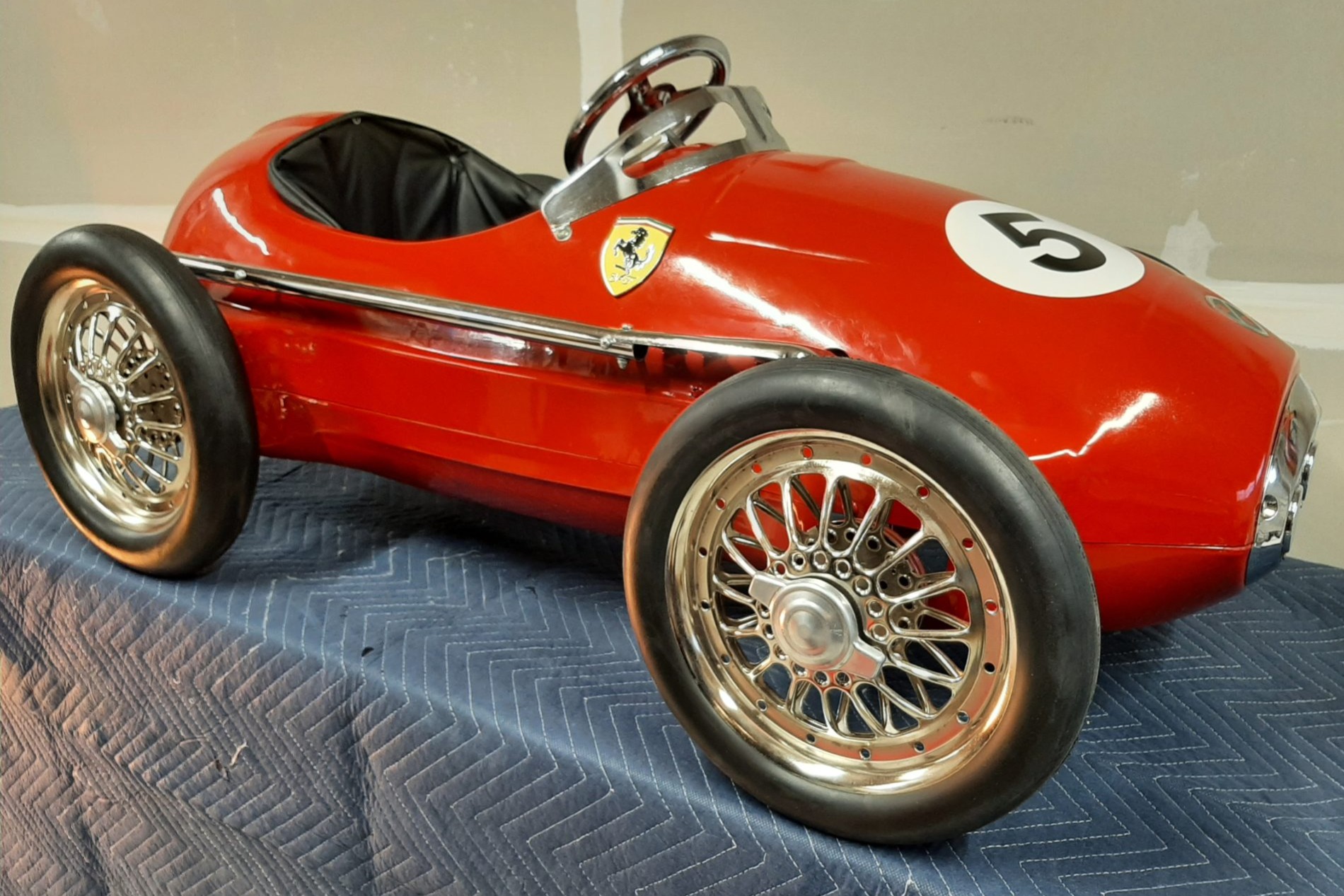 American Retro Red Racer Pedal Car