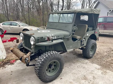 1952 Jeep CJ-2 Army WW2 Tribute