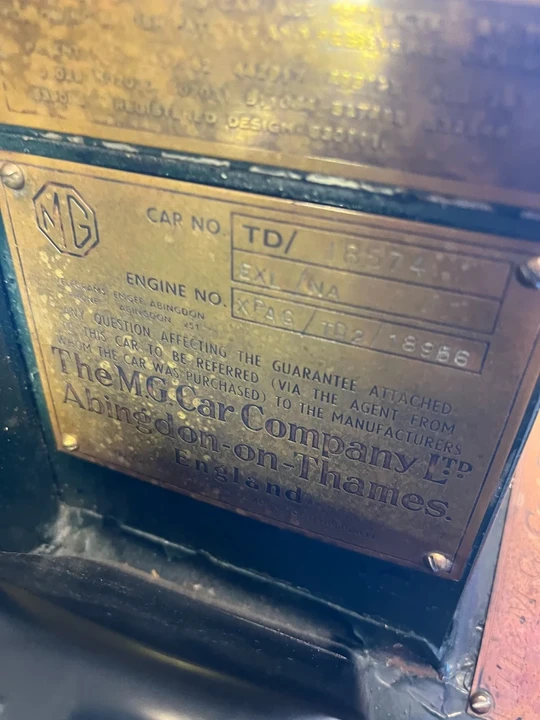 1952 MG TD - Image 7 of 16