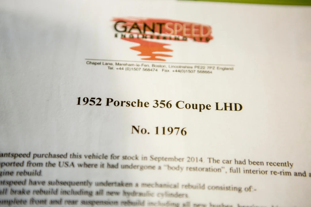 1952 Porsche 356 Pre-A - Image 28 of 28