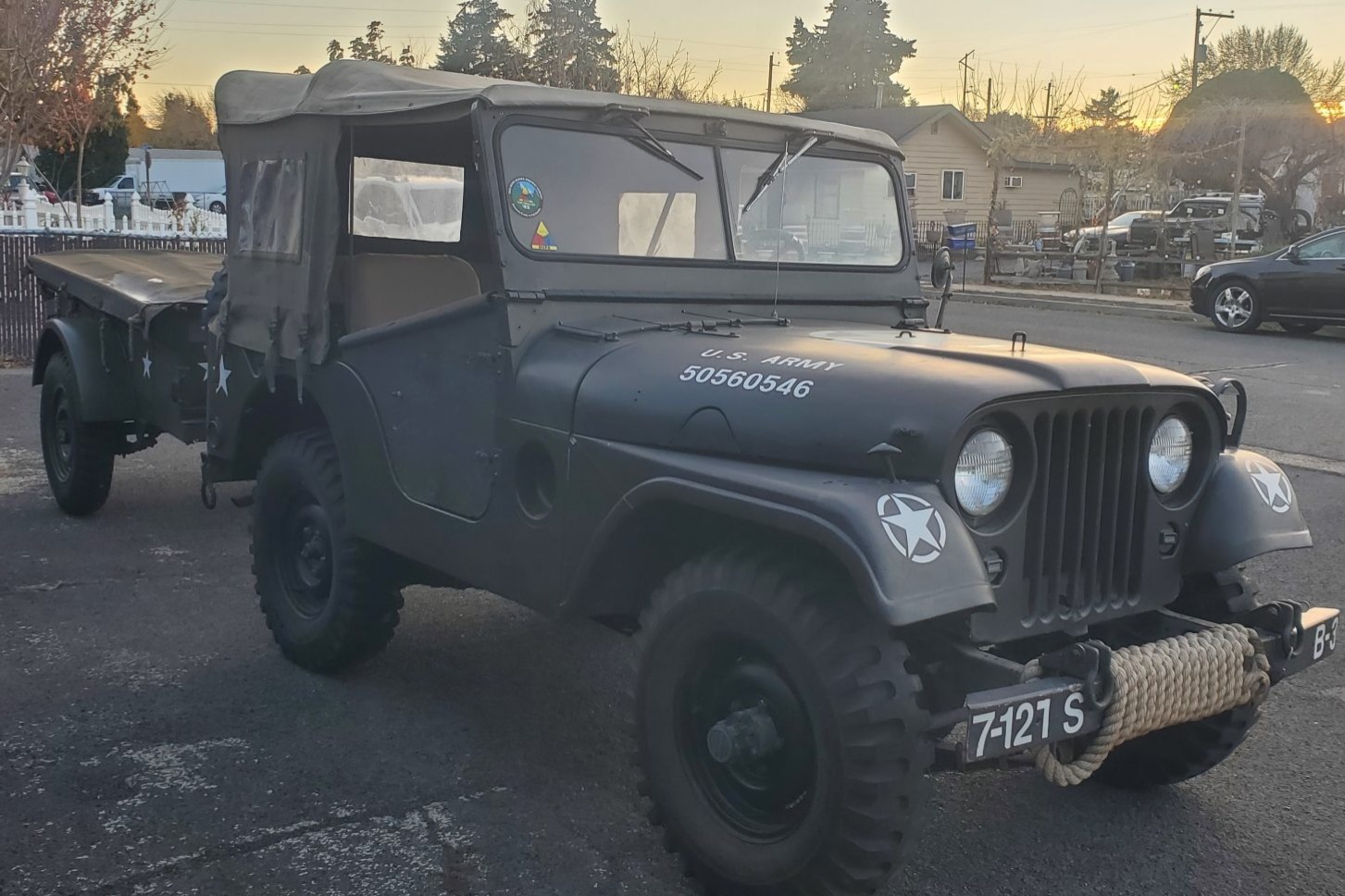 1952 Willys M38A1 w/M-100 Trailer