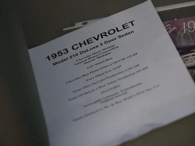 1953 Chevrolet 150 & 210 - Image 26 of 26