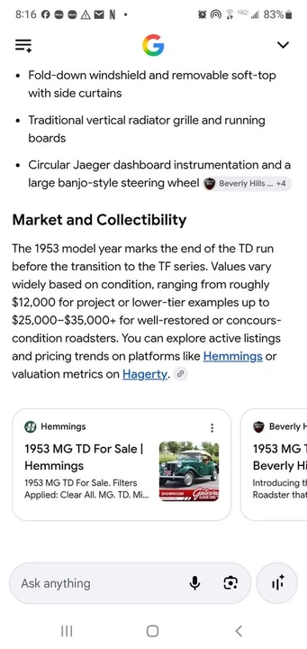 1953 MG TD - Image 5 of 6