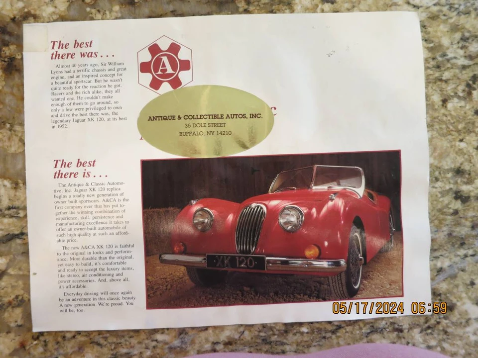 1954 Jaguar Replica - Image 8 of 24
