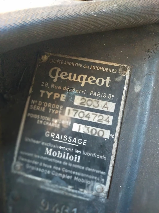 1954 Peugeot - Image 8 of 11