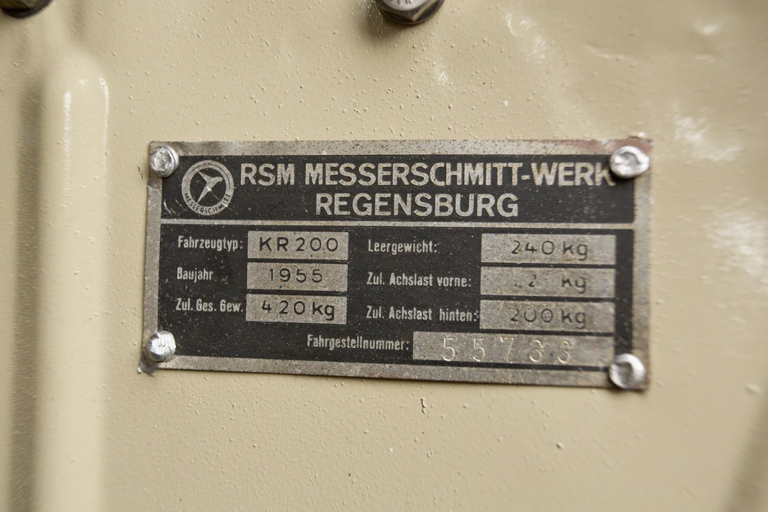 1955 Messerschmitt - Image 8 of 31