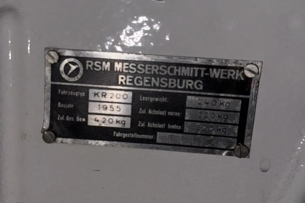 1955 Messerschmitt - Image 9 of 9