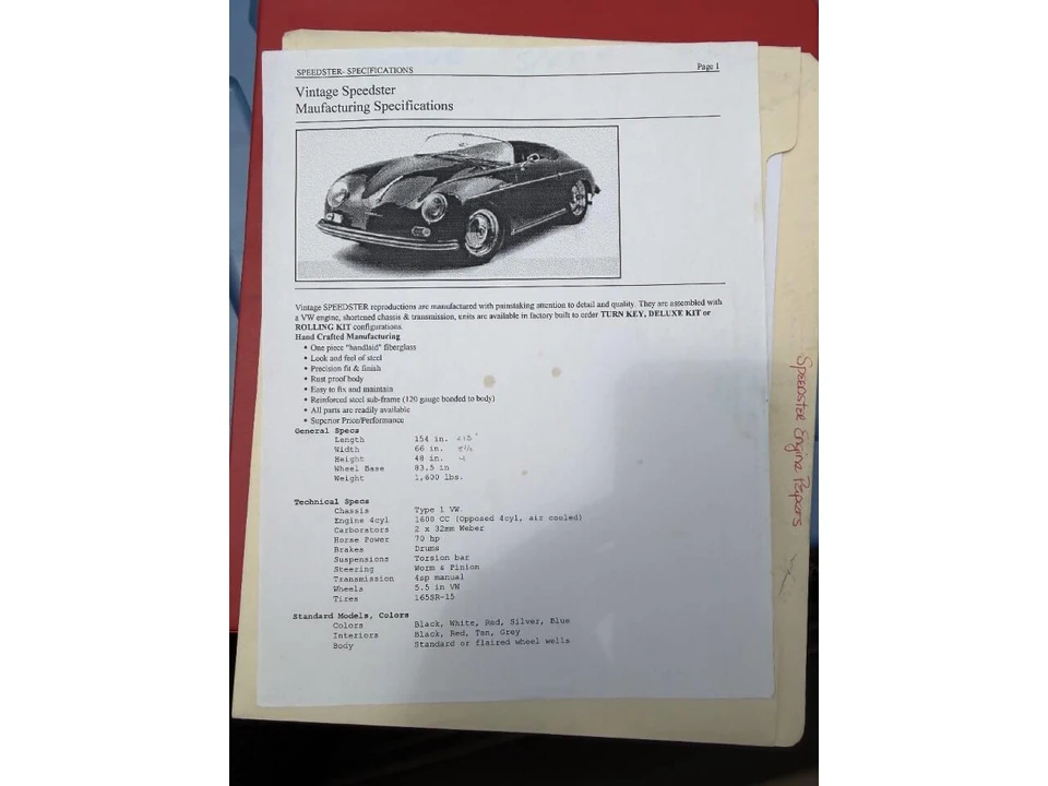 1955 Porsche 356 Pre-A - Image 28 of 28