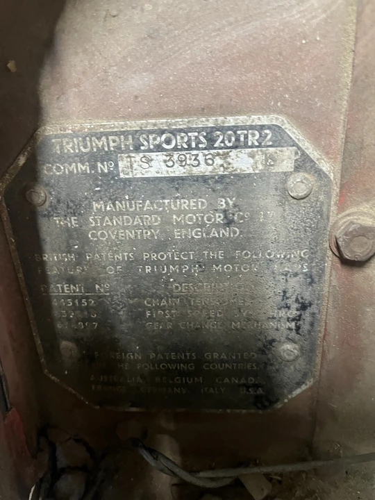 1955 Triumph TR2 - Image 23 of 23