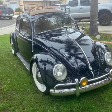 1955 Volkswagen Beetle Oval Window Ragtop