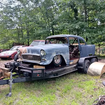 1955 Chevrolet Fiberglass Race Car Project