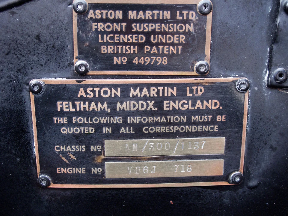 1956 Aston Martin DB1 & DB2 & DB2/4 & DB Mark III - Image 10 of 11