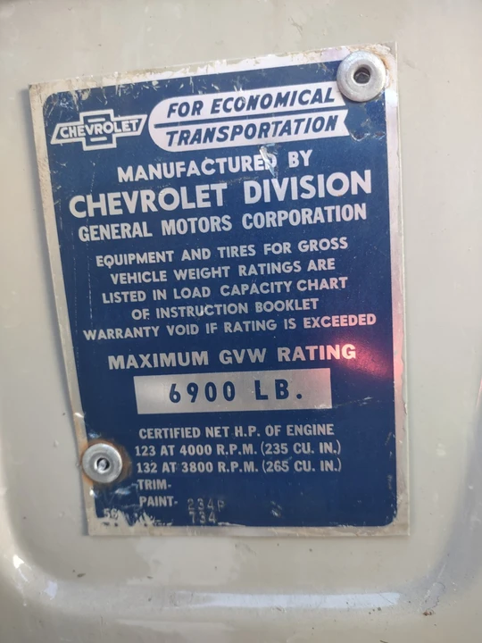 1956 Chevrolet Task Force - Image 7 of 21