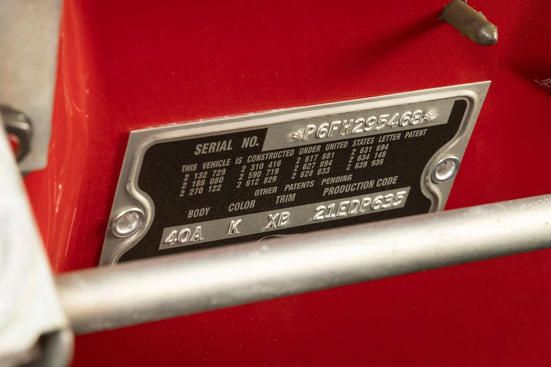 1956 Ford Thunderbird 1st Gen - Image 10 of 31