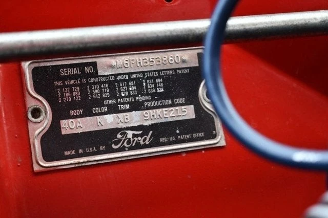 1956 Ford Thunderbird 1st Gen - Image 18 of 21