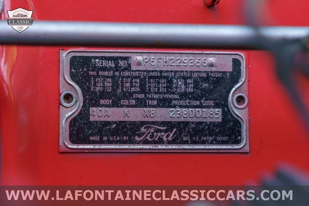 1956 Ford Thunderbird 1st Gen - Image 9 of 21