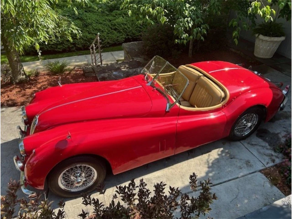 1956 Jaguar XK140 OTS Roadster - Image 4 of 20