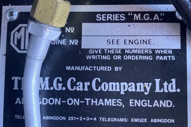 1956 MG MGA 1500 - Image 9 of 9