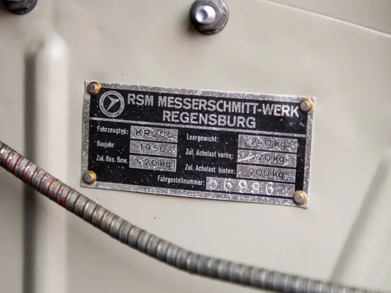 1956 Messerschmitt - Image 29 of 31