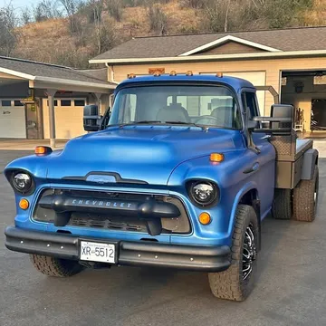1957 Chevrolet 1600 4x4 Flat Deck Dually Truck