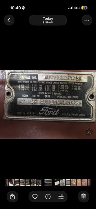 1957 Ford Thunderbird 1st Gen - Image 10 of 17