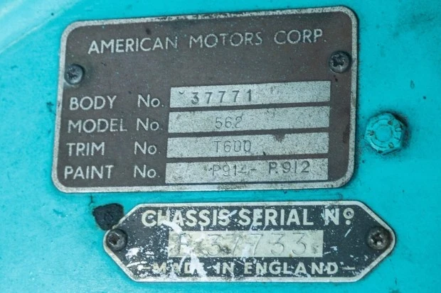 1957 Nash Metropolitan - Image 8 of 8