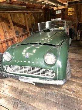 1957 Triumph TR3A Convertible Restoration Project