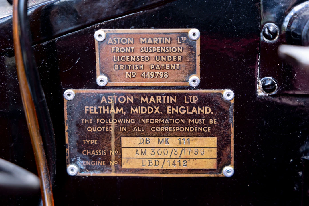 1958 Aston Martin DB1 & DB2 & DB2/4 & DB Mark III - Image 30 of 31