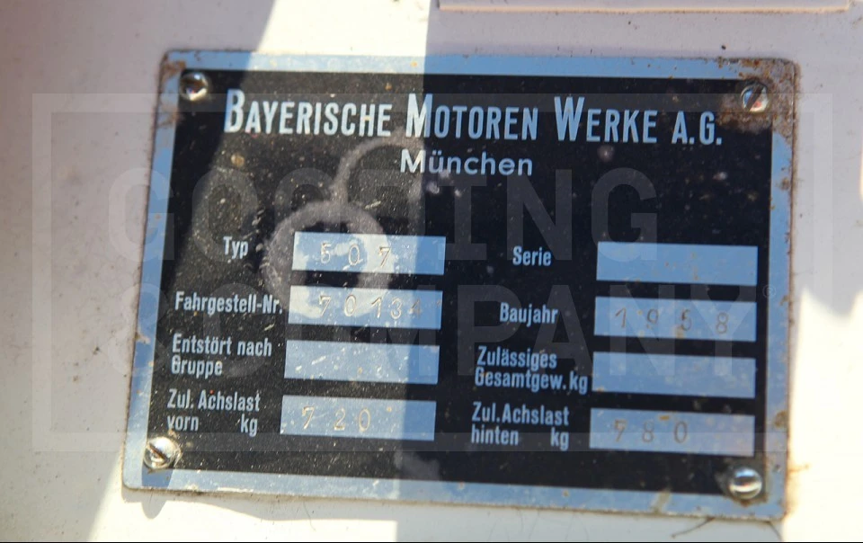 1958 BMW 507 - Image 18 of 20