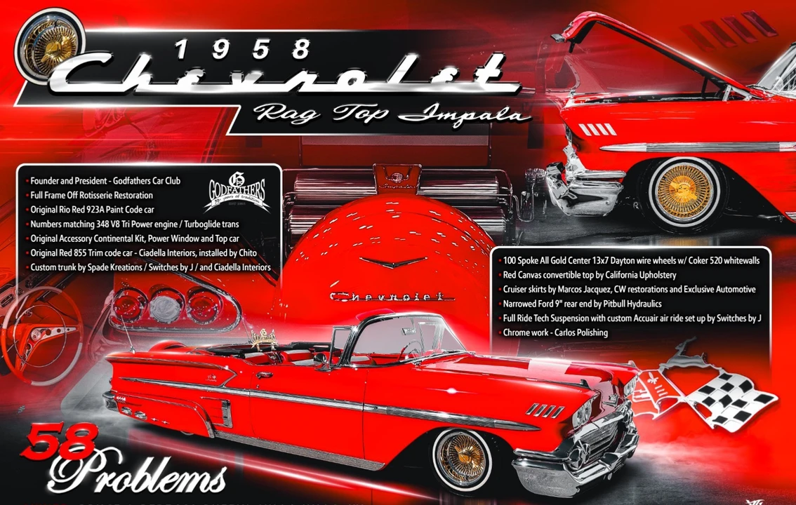 1958 Chevrolet Impala 1st Gen - Image 2 of 21