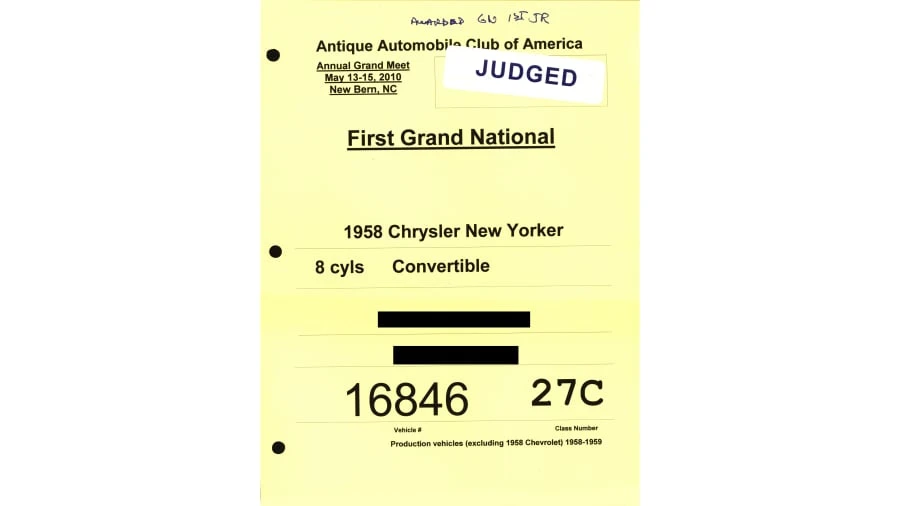 1958 Chrysler New Yorker - Image 28 of 31