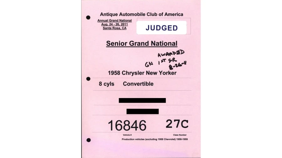 1958 Chrysler New Yorker - Image 29 of 31