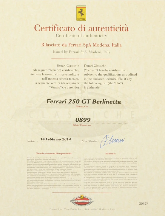 1958 Ferrari 250 - Image 11 of 31