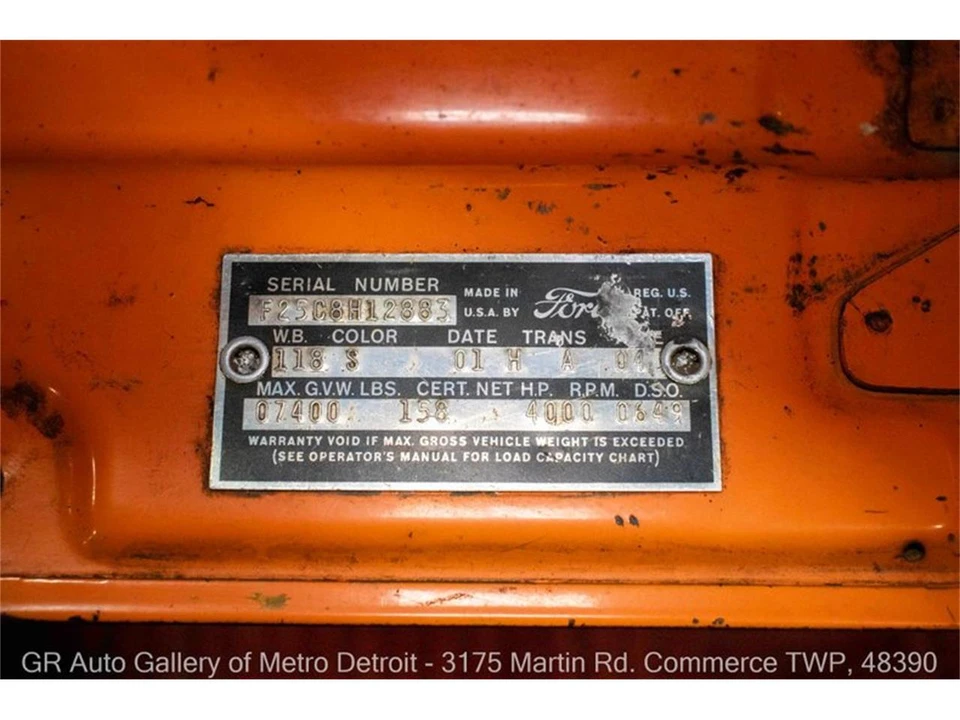 1958 Ford F-Series 3rd Gen - Image 17 of 31