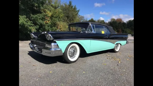 1958 Ford Galaxie 500 Convertible