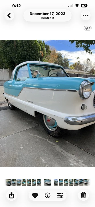1958 Nash Metropolitan - Image 9 of 19