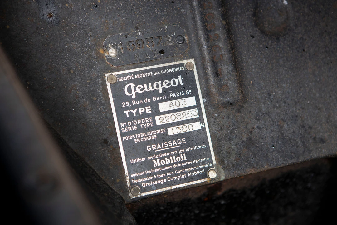 1958 Peugeot - Image 6 of 20