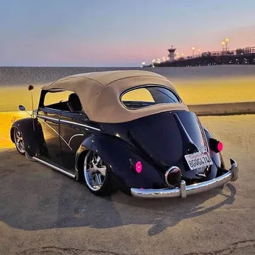 1958 Volkswagen Beetle #PinkBeetle Convertible