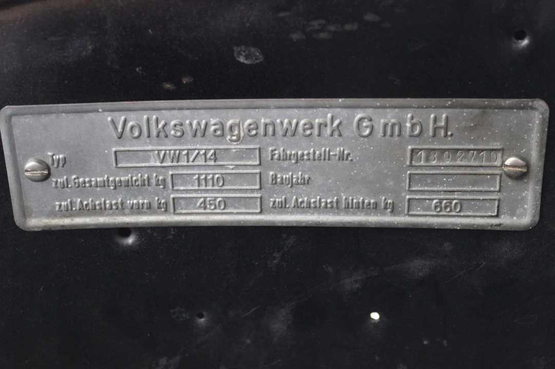 1958 Volkswagen Karmann Ghia Type 14 - Image 19 of 21