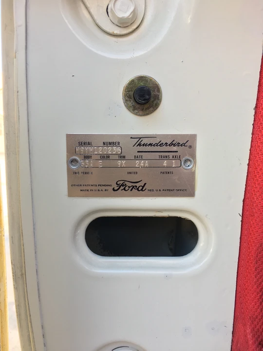 1959 Ford Thunderbird 2nd Gen - Image 31 of 31