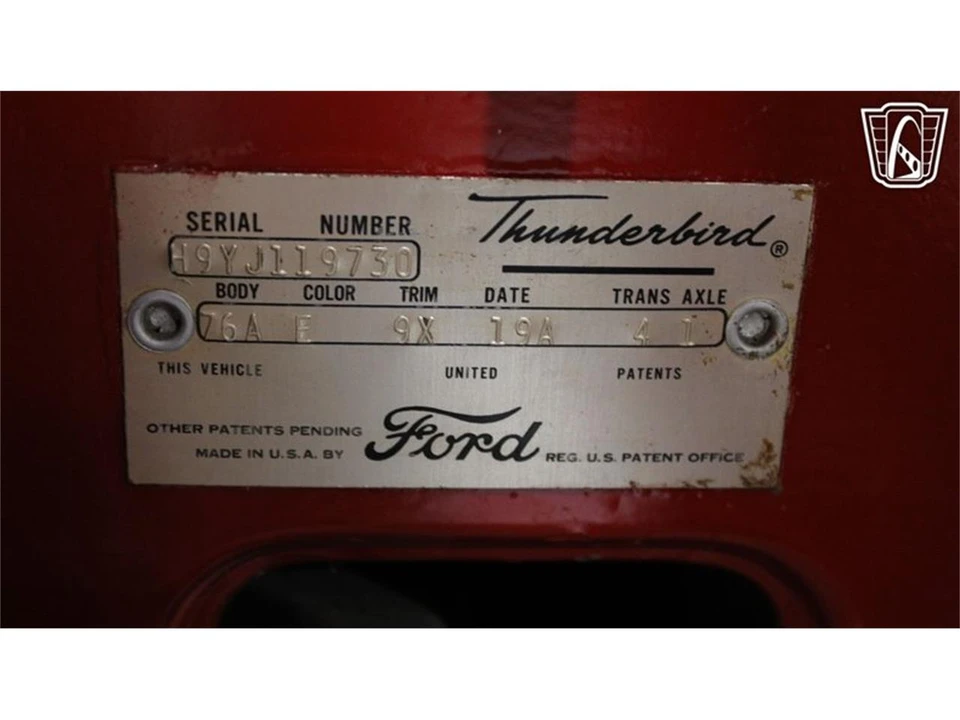 1959 Ford Thunderbird 2nd Gen - Image 20 of 31