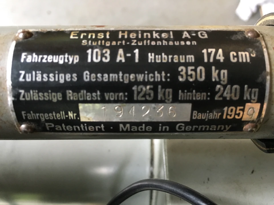 1959 Heinkel Tourist - Image 26 of 31