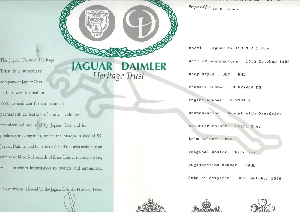 1959 Jaguar XK150 S - Image 2 of 15