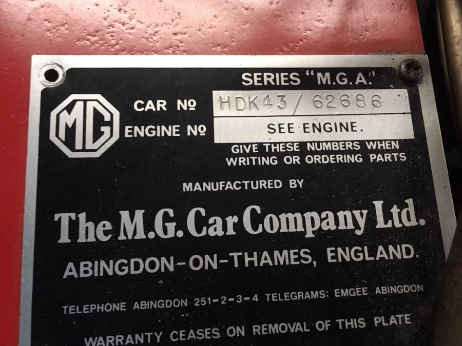 1959 MG MGA 1500 - Image 13 of 13